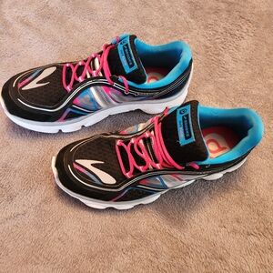 Brooks P3 Pureflow 3 Running Shoes Size 5.5 Women's Black, Pink, Blue